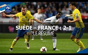 SUEDE - FRANCE (2-1)